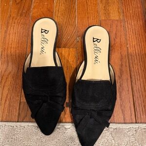 Bellini Women's Black Suede Mules